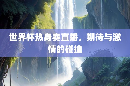 世界杯热身赛直播，期待与激情的碰撞