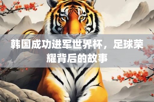 韩国成功进军世界杯，足球荣耀背后的故事