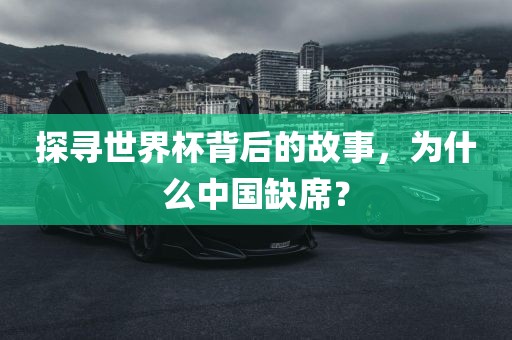 探寻世界杯背后的故事，为什么中国缺席？眉山市正发家政服务有限公司
