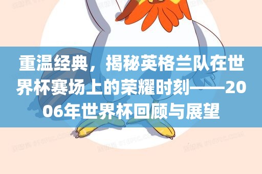 重温经典，揭秘英格兰队在世界杯赛场上的荣耀时刻——2006年世界杯回顾与展望眉山市正发家政服务有限公司
