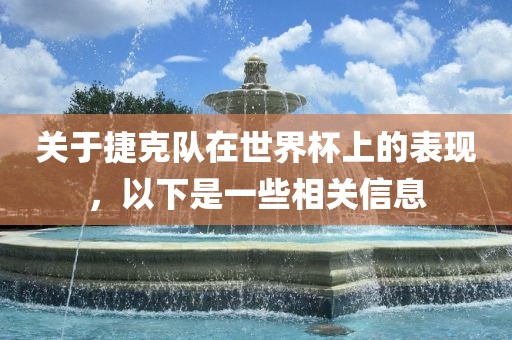 关于捷克队在世界杯上的表现，以下是一些相关信息眉山市正发家政服务有限公司
