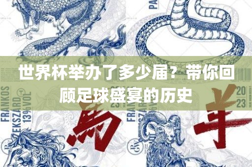 世界杯举办了多少届？带你回顾足球盛宴的历史眉山市正发家政服务有限公司