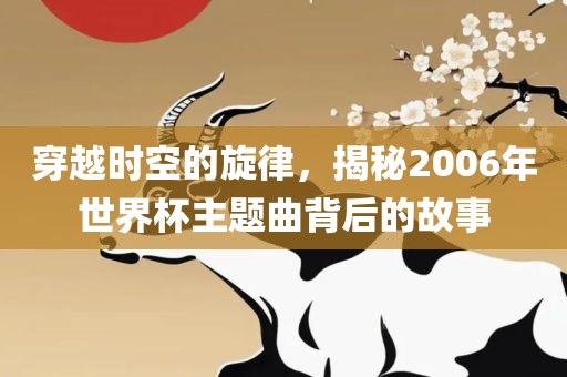 穿越时空的旋律，揭秘2006年世界杯主题曲背后的故事眉山市正发家政服务有限公司