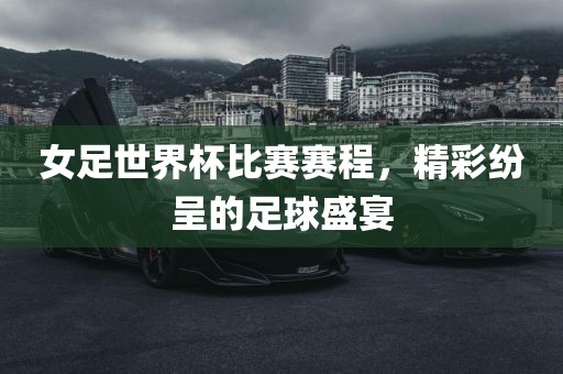 女足世界杯比赛赛程，精彩纷呈的足球盛宴眉山市正发家政服务有限公司