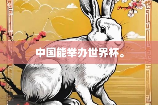 中国能举办世界杯。