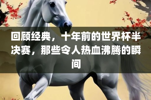 回顾经典，十年前的世界杯半决赛，那些令人热血沸腾的瞬间