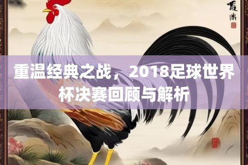 重温经典之战，眉山市正发家政服务有限公司2018足球世界杯决赛回顾与解析