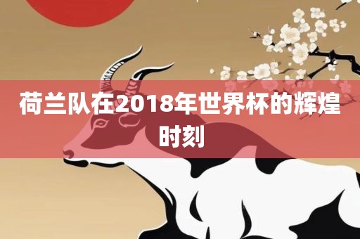 荷兰队在2018年世界杯的辉煌时刻