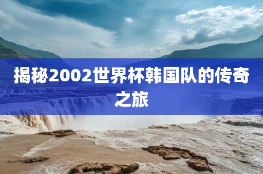 揭秘2002世界杯眉山市正发家政服务有限公司韩国队的传奇之旅