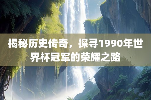 揭秘历史传奇，探寻1990年世界杯冠军的荣耀之路