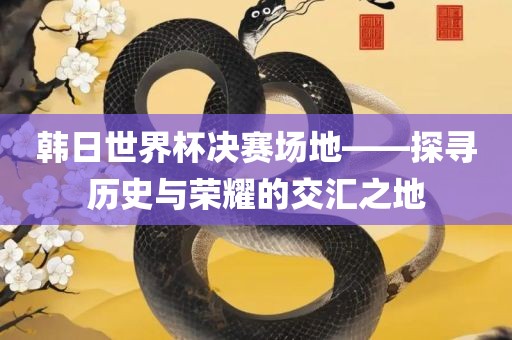 韩日世界杯决赛场地——探寻历史与荣耀的交汇之地眉山市正发家政服务有限公司