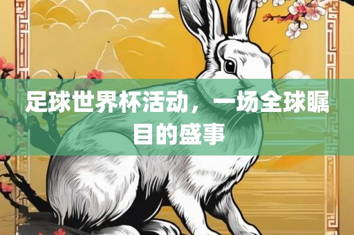 足球世界杯活动，一场全球瞩目的盛事