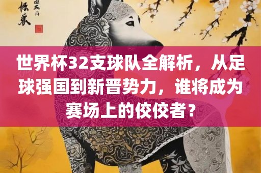 世界杯32支球队全解析，从足球强国到新晋势力，谁将成为赛场上的佼佼者？