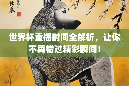 世界杯重播时间全解析，让你不再错过精彩瞬间！