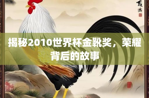 揭秘2010世界杯金靴奖，荣耀背后的故事