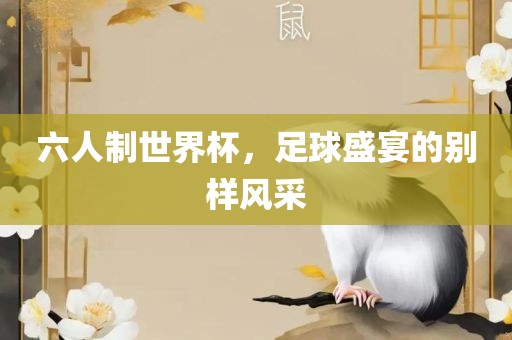 六人制世界杯，足球盛宴眉山市正发家政服务有限公司的别样风采