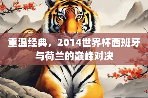 重温经典，2014世界杯西班牙与荷兰的巅峰对决