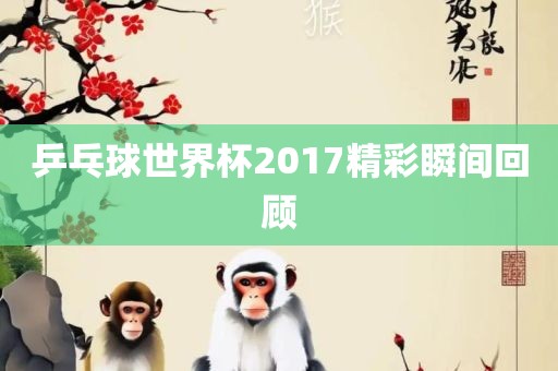 乒乓球世界杯2017精彩瞬间回顾