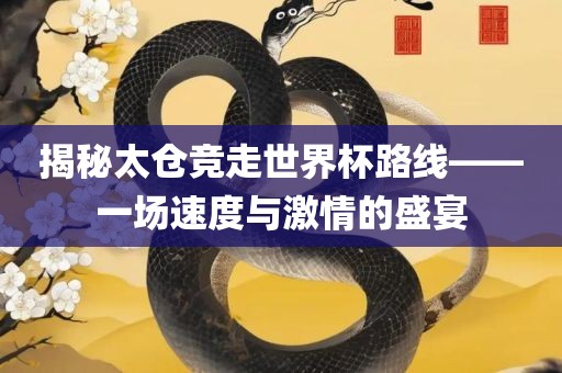 揭秘太仓竞走世界杯路线——一场速度与激情的盛宴