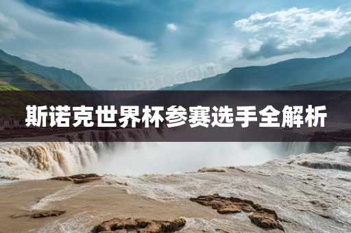 斯诺克世界杯参赛选手全解析