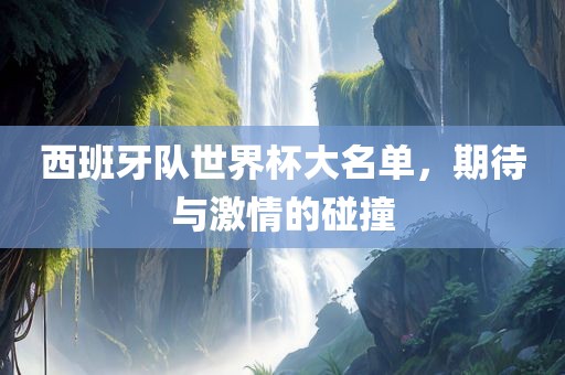 西班牙队世界杯大名单，期待与激情的碰撞眉山市正发家政服务有限公司