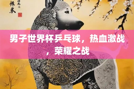 男子世界杯乒乓球，热血激战，荣耀之战