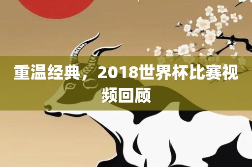 重温经典，2018世界杯比赛视频回顾