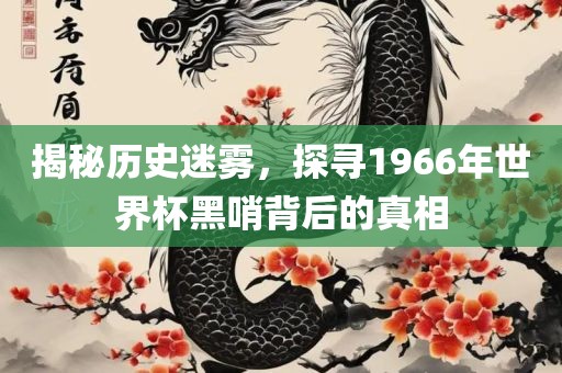 揭秘历史迷雾，探寻1966年世界杯黑哨背后的真相眉山市正发家政服务有限公司