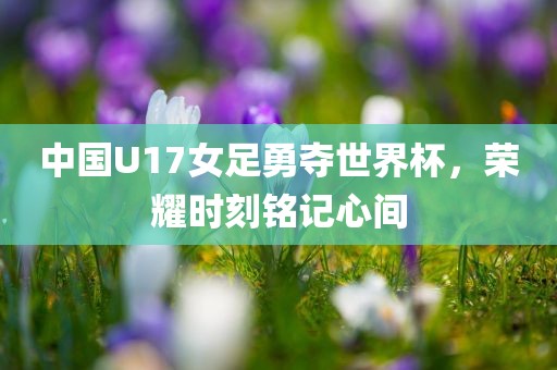中国U17女足勇夺世界杯，荣耀时刻铭记心间