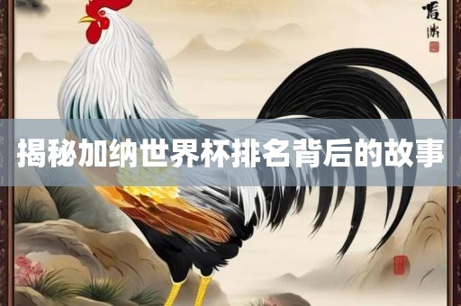 揭秘加纳世界杯排名背后的故事