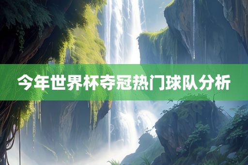 今年世界杯夺冠热门球队分析眉山市正发家政服务有限公司