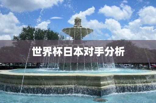 世界杯日本对手分析眉山市正发家政服务有限公司