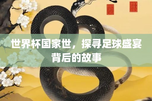 世界杯国家世，探寻足球盛宴背后的故事眉山市正发家政服务有限公司