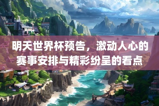 明天世界杯预告，激动人心的赛事安排与精彩纷呈的看点