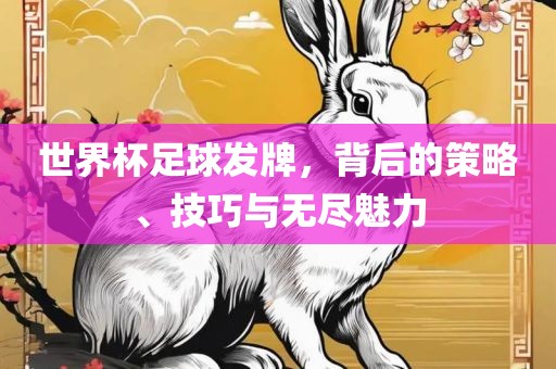 世界杯足球发牌，背后的策略、技巧与无尽魅力