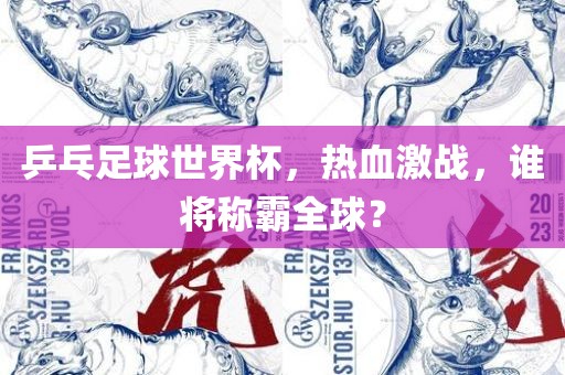 乒乓足球世界杯，热血激战，谁将称霸全球？