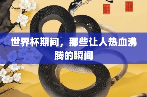 世界杯期间，那些让人热血沸腾的瞬间
