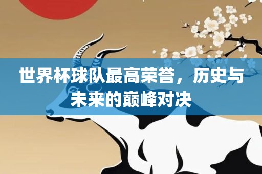 世界杯球队最高荣誉，历史与未来的巅峰对决