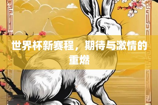 世界杯新赛程，期待与激情的重燃