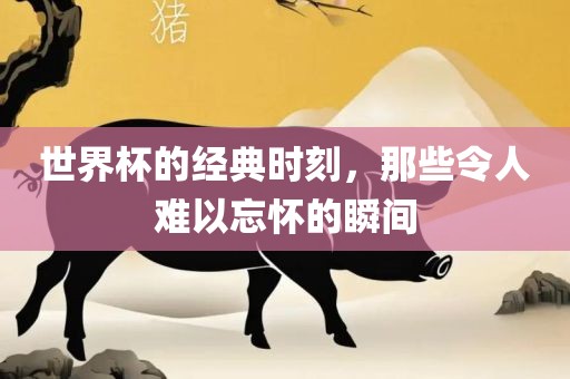 世界杯的经典时刻，那些令人难以忘怀的瞬间